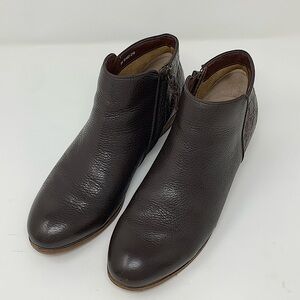 SoftWalk Ankle Boot w/zippers Sz 9 Narrow